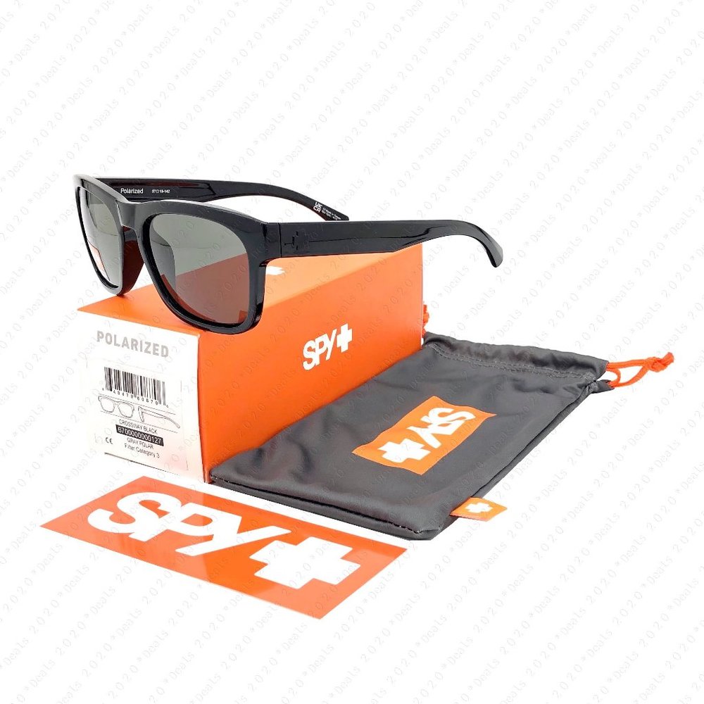 Spy Optic Crossway Black Polarized 57mm Sunglasses (6700000000127)